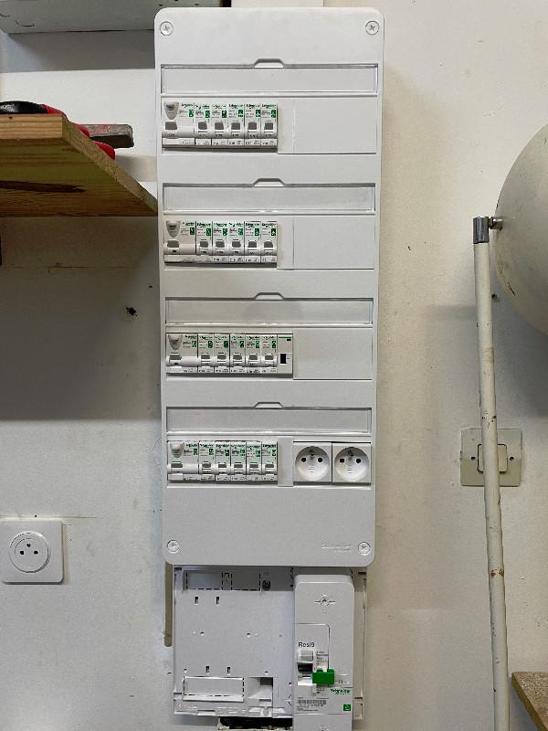 Changement d'un tableau électrique vétuste pour un tableau neuf 