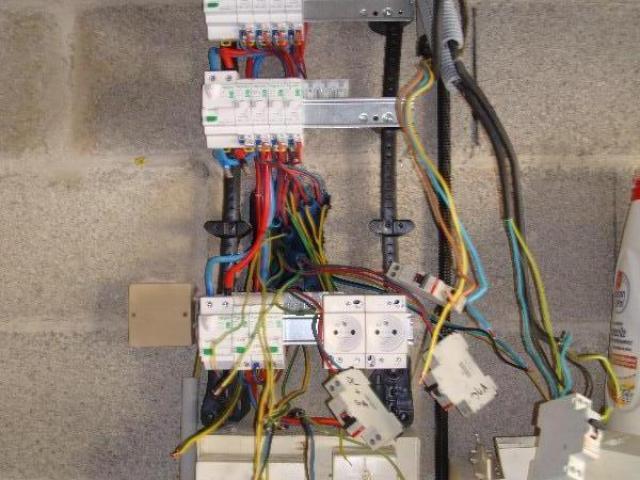 Changement tableau électrique pour mise aux normes NFC 15-100 