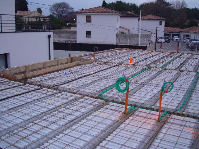 Installation électrique durant la construction d'une maison neuve