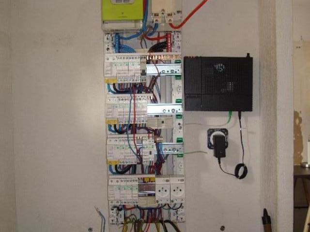 changement d'un tableau électrique 3 rangées pour un 4 rangée